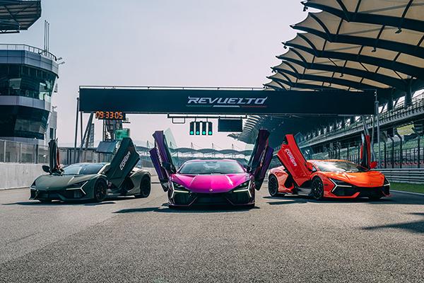 Lamborghini brings the Revuelto to Sepang, Malaysia